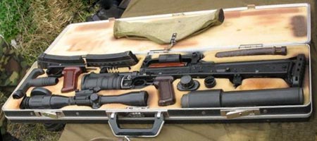 ОЦ-14 «Гроза-4» в специальной упаковке в виде чемодана
