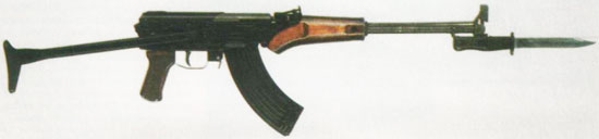 ТКБ-517 «десантный вариант» с металлическим складным прикладом