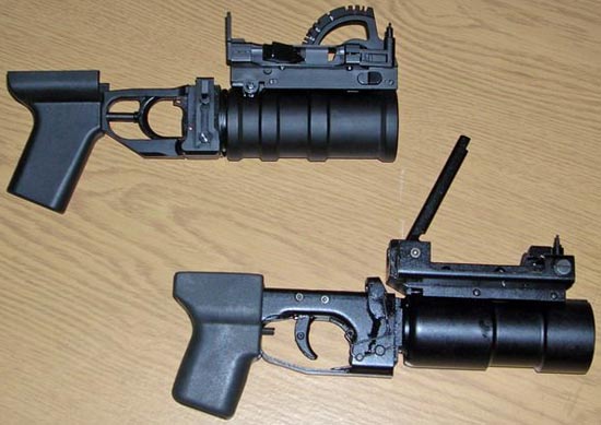 ГП-30 (сверху) и ГП-30М (снизу)