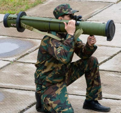 РПГ-28 при стрельбе