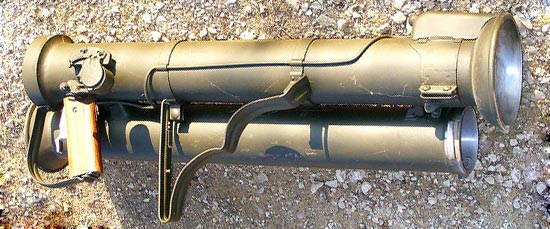 Super Bazooka в походном положении