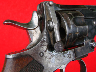 Револьвер модели Webley Pryse (вид на рычаги замыкания)